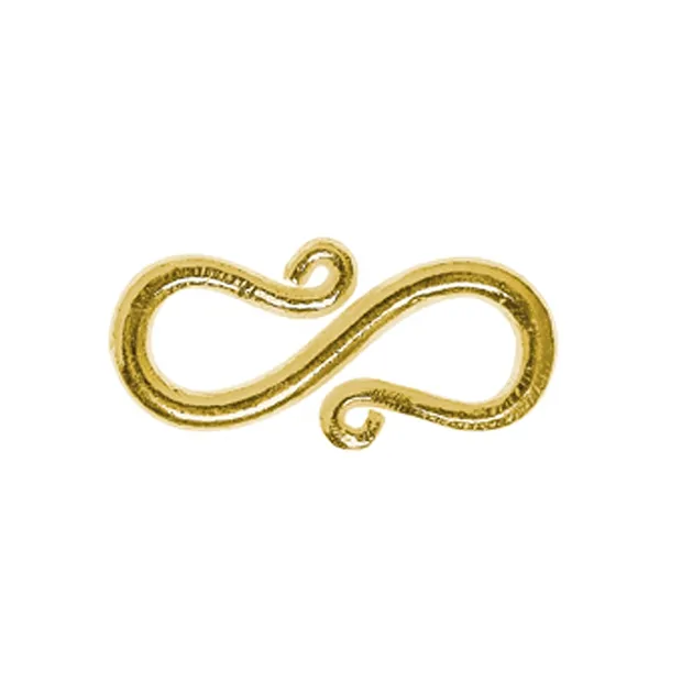 Hook curved 18mm, silver gold-plated (3 pcs./ PU) | Marco Schreier
