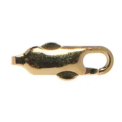 1909222161 Lobster Clasp push mechanism 16mm, gold-plated (5 pcs./ PU) | Marco Schreier