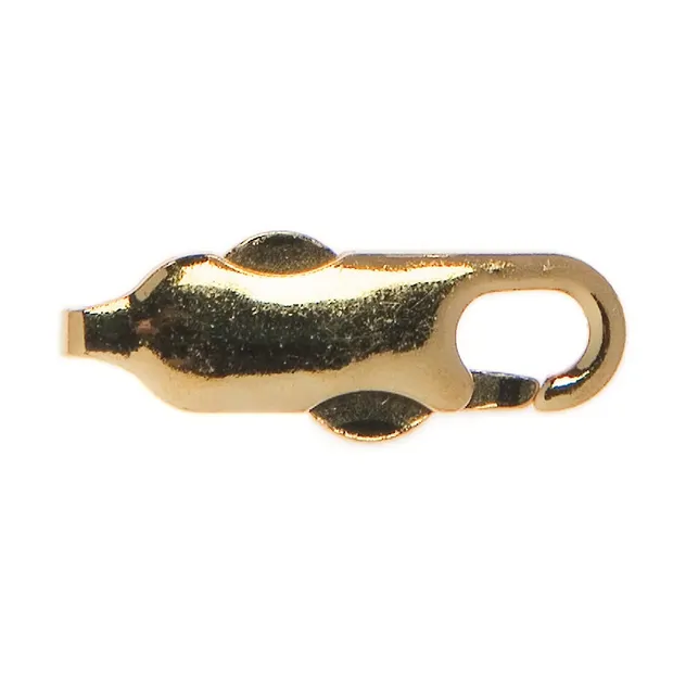 Karabiner Drückmechanik 16mm, vergoldet (5 St./VE) | Marco Schreier