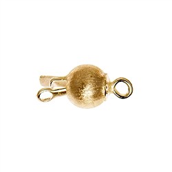 1909250012 Kugelschließe 06mm, Silber vergoldet matt (1 St./VE) | Marco Schreier