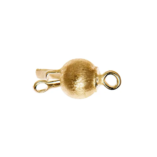 Ball Clasp 06mm, silver gold-plated matt (1 pc./ PU) | Marco Schreier