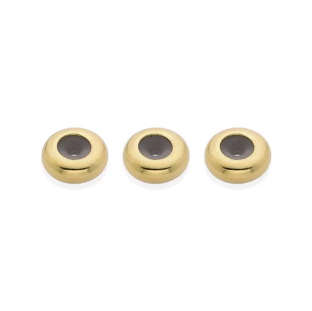 Adjustment button 7mm (3.5mm hole), gold-plated (3 pcs./ PU) | Marco Schreier