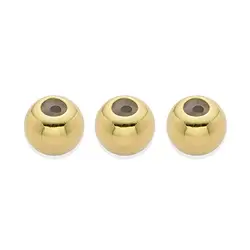 1909267131 Adjusting ball 6.0mm (3.0mm hole), gold-plated silver (3 pcs./ PU) | Marco Schreier