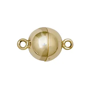 Magnetic clasp 06mm, gold-plated (1 pc/PU), capped | Marco Schreier