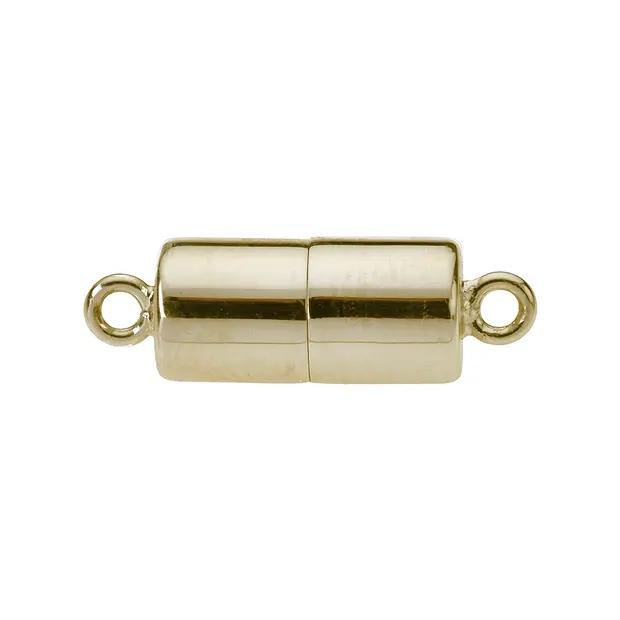 Cilindro di chiusura magnetico 07 x 20 mm, argento placcato oro (1 pezzo/unità), tappato | Marco Schreier