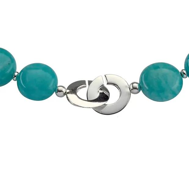 Ring-Clasp round 14mm, silver gold-plated matt (1 pc./ PU) | Marco Schreier