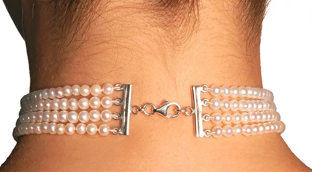 Fermaglio, 5 file, argento placcato oro (1 UC) | Marco Schreier