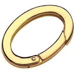 1909291301 Fermoir d'anneau 19 x 28mm, argent doré, rail carré (1 pcs/UC) | Marco Schreier