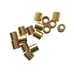 1909300011 Crimp tube 1.5mm, gold-plated (260 pcs./ PU) | wholesaler gems & healing stones