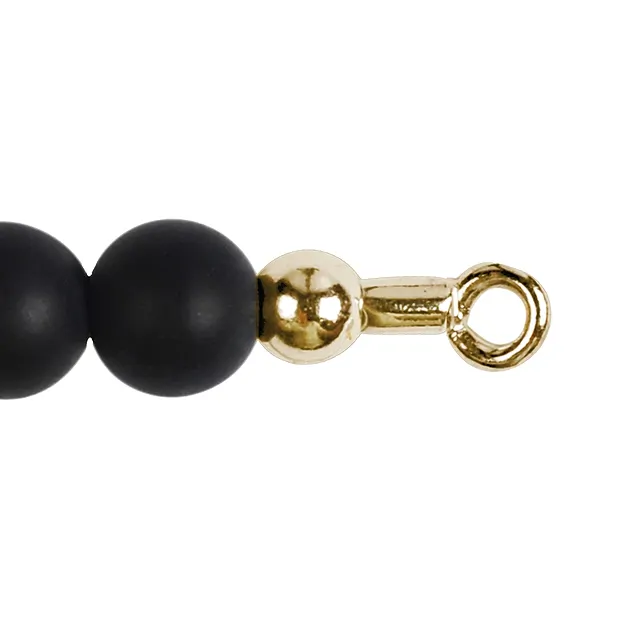 Tube with eyelet 4.5mm, gold-plated silver (28 pcs./ PU) | Marco Schreier