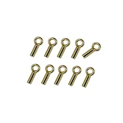 1909311011 Tubes avec anneaux 4,5mm, argent doré (28 pcs/UC) | Marco Schreier