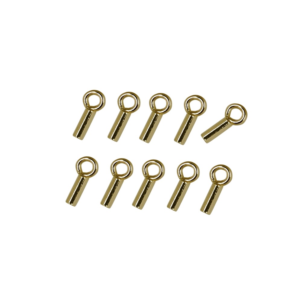 Tubo con Anilla 4,5 mm, plata dorada (28 unid./VE) | Marco Schreier