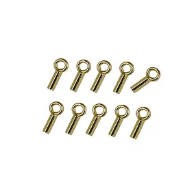 Tubes avec anneaux 4,5mm, argent doré (28 pcs/UC) | Marco Schreier