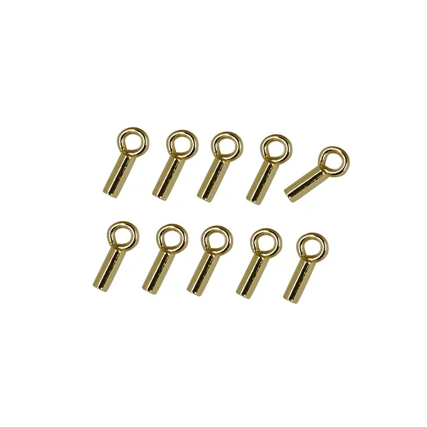 Tube with eyelet 4.5mm, gold-plated silver (28 pcs./ PU) | Marco Schreier