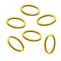1909315201 Anneaux de saut fermé ovale 04 x 06mm, argent doré (70 pcs/UC) | Marco Schreier