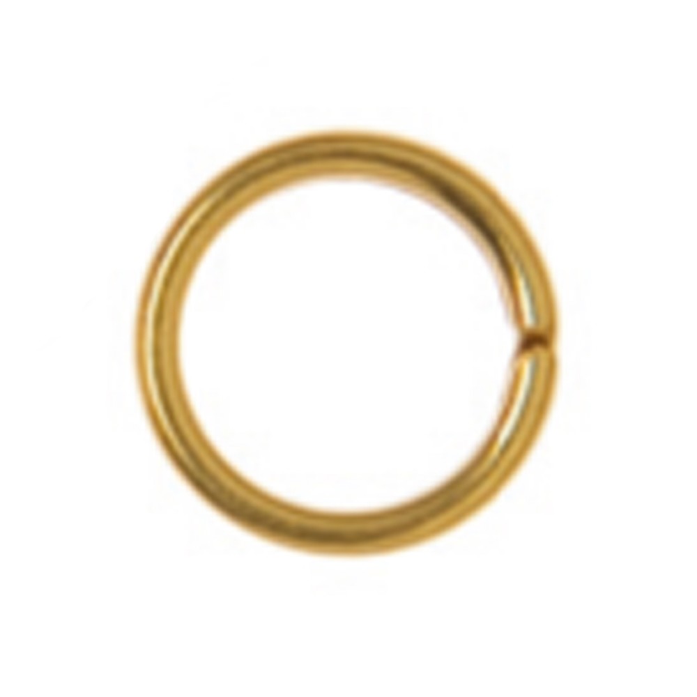 Split Ring 7mm, silver gold-plated (26 pcs./ PU) | Marco Schreier