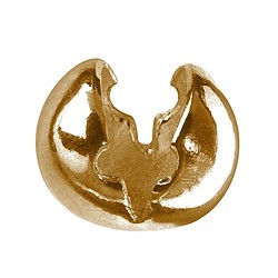 1909325041 Laminating ball for folding 4mm, gold-plated silver (24 pcs./ PU) | Marco Schreier