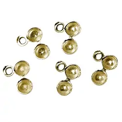 1909350041 Caches nœuds 4mm, argent doré (20 pcs/UC) | Marco Schreier