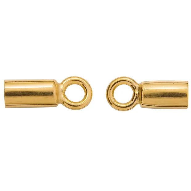 Topes "base" 10mm/4.0mm, chapados en oro plateado (4 uds./unidad) | Marco Schreier