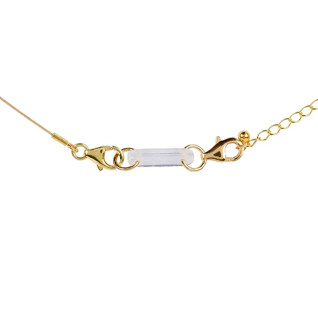 Chain breaker Rock Crystal with Lobster Clasp, 33mm, gold-plated (6 pcs./ PU) | Marco Schreier