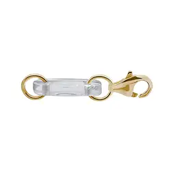 1909414021 Chain breaker Rock Crystal with Lobster Clasp, 33mm, gold-plated (6 pcs./ PU) | Marco Schreier