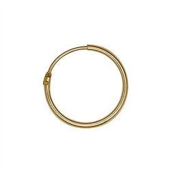 1909505021 Creole 18mm, Silber vergoldet (4 St./VE) | GH Edelsteine, Heilsteine & Schmuck