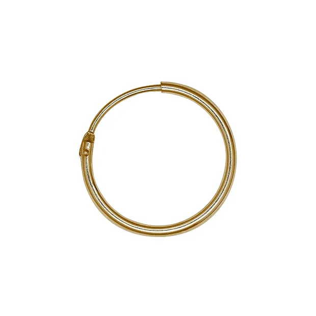 Creole 18mm, Silber vergoldet (4 St./VE) | GH Edelsteine, Heilsteine & Schmuck