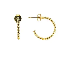 1909506051 Ohrstecker Creole mit Kugeln, 2,0cm, vergoldet | Marco Schreier