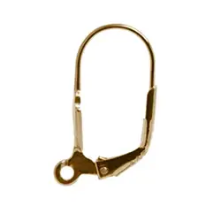 1909510121 Klappbrisur 12mm, Silber vergoldet (6 St./VE) | Edelsteine, Heilsteine & Schmuck