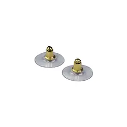 1909541011 Dado auricolare, silicone/argento placcato oro (6 pz./ UC) | Marco Schreier