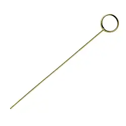 1909555061 Stift mit Öse 0,6 x 45mm, Silber vergoldet (6 St./VE) | Marco Schreier