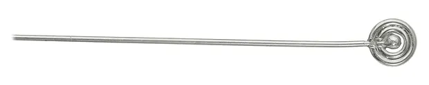 Stift "Kreis" 0,8m x 50mm, Silber vergoldet (10 St./VE) | Marco Schreier