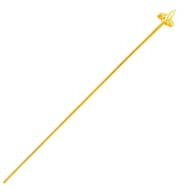 Alfiler "Flecha" 0,8 x 50 mm, plateado dorado (10 uds./VE) | Marco Schreier