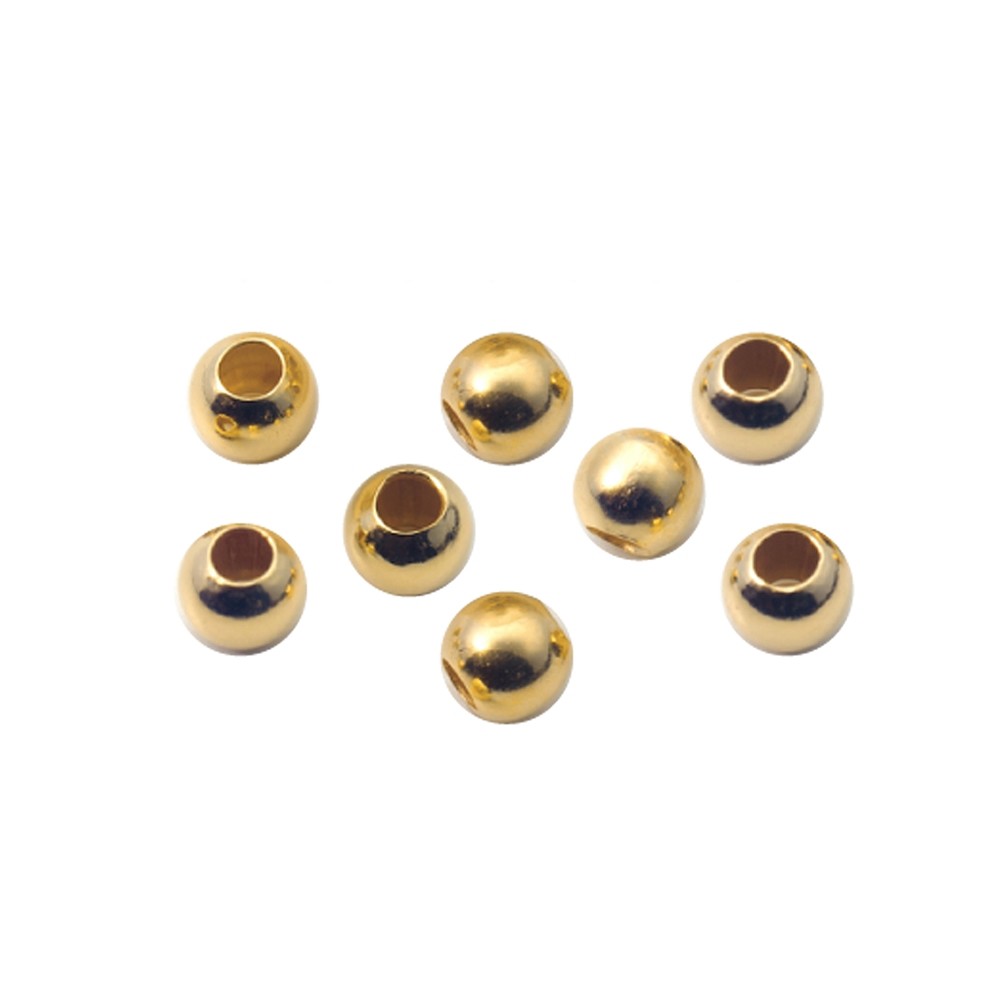 Quetschkugeln 2,2mm, Silber vergoldet (185 St./VE) | Marco Schreier