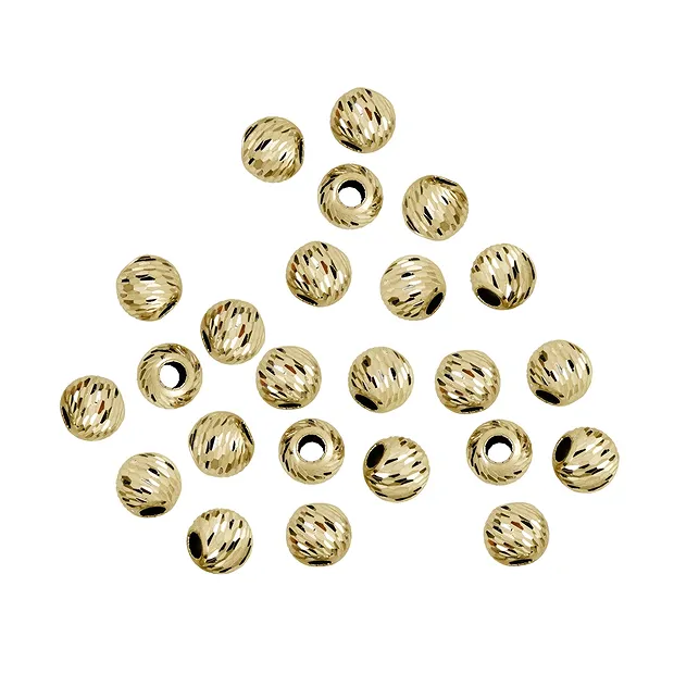 Sfera 02,5 mm, argento placcato oro, taglio laser (100 pz./ UC) | Marco Schreier