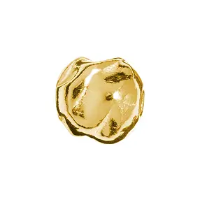 Hammered ball 3mm, gold-plated silver (100 pcs./ PU) | Marco Schreier