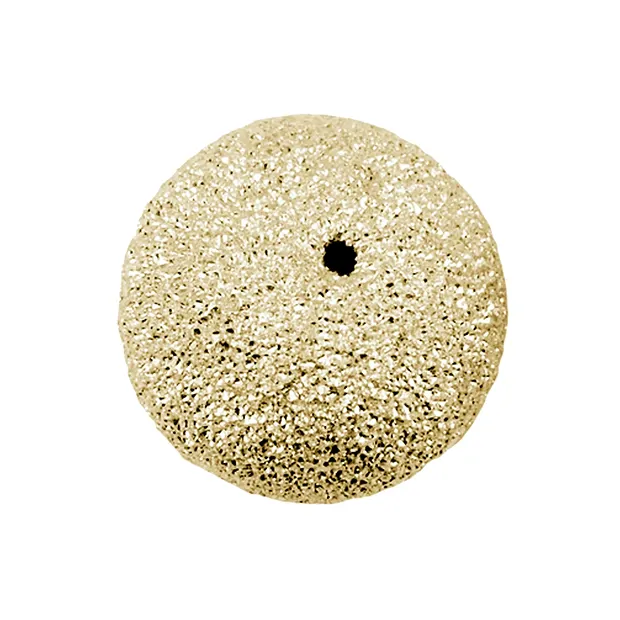 Kugel 10,0mm, Silber vergoldet diamantiert (4 St./VE) | Marco Schreier