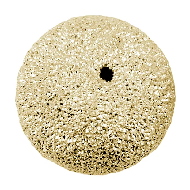 Sfera 14 mm, argento placcato oro, diamantato (1 pz./ UC) | Marco Schreier