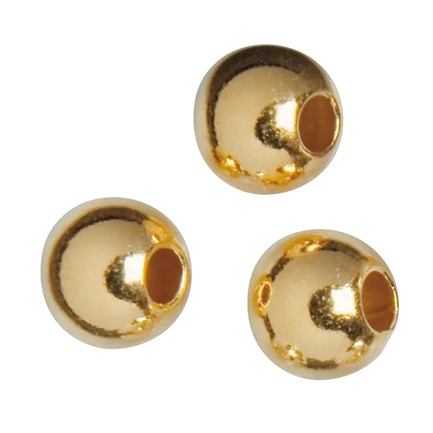 Sfera di laminazione 6 mm, argento placcato oro (14 pz./ UC) | Marco Schreier