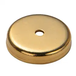 1909606131 Disco con bordo 08 mm, argento placcato oro (20 pz./ UC) | Marco Schreier