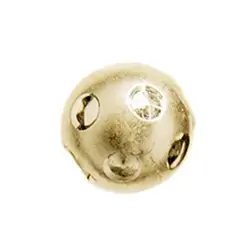 1909608101 Sfera "Luna" 10 mm, argento placcato oro (3 pz./ UC) | Marco Schreier