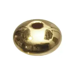 1909612061 Linse 6mm, Silber vergoldet (12 St./VE) | GH Edelsteine, Heilsteine & Schmuck