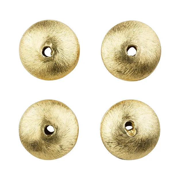 Lense 10mm, silver gold-plated matt (4 pcs./ PU) | Marco Schreier
