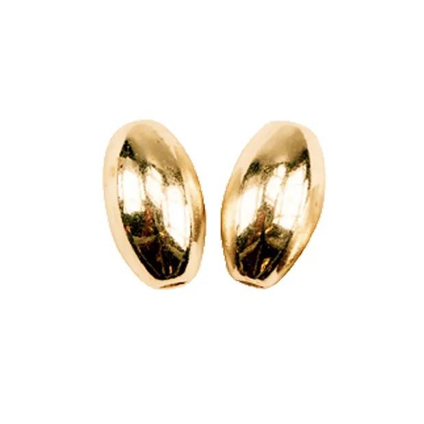 Olive 3mm, Silber vergoldet (50 St./VE) | GH Edelsteine, Heilsteine & Schmuck
