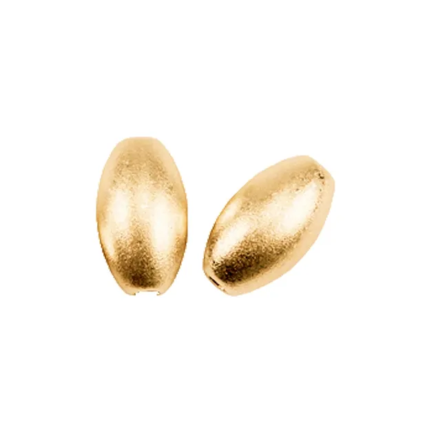 Olive 3 mm, argento placcato oro opaco (50 pz./ UC) | Marco Schreier