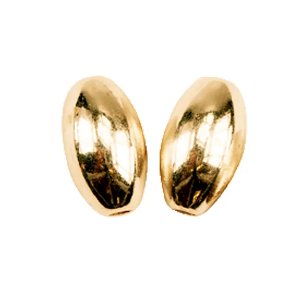 Olive 4mm, Silber vergoldet (26 St./VE) | GH Edelsteine, Heilsteine & Schmuck