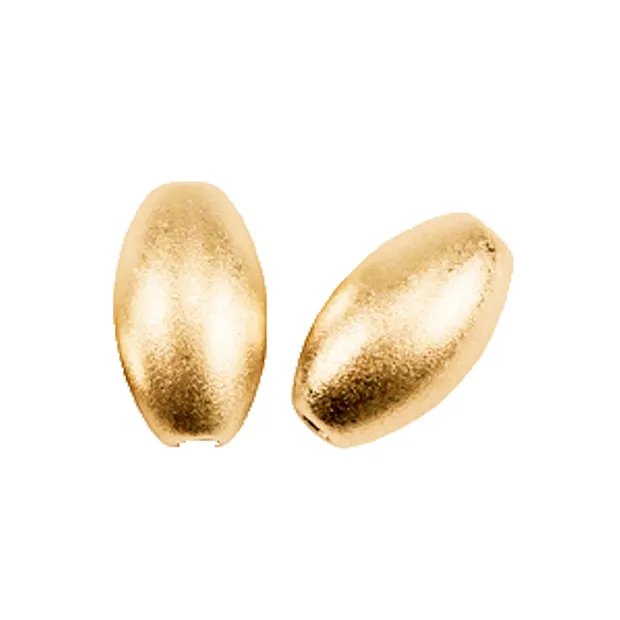 Oliva 4mm, plateado dorado mate (26 unid./VE) | Marco Schreier