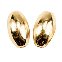 1909613081 Olive 8mm, silver gold-plated (4 pcs./ PU) | wholesaler gems & healing stones