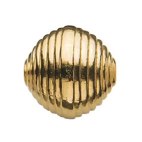 Grooved ball 16mm, silver gold-plated ( 1 pc./ PU) | Marco Schreier