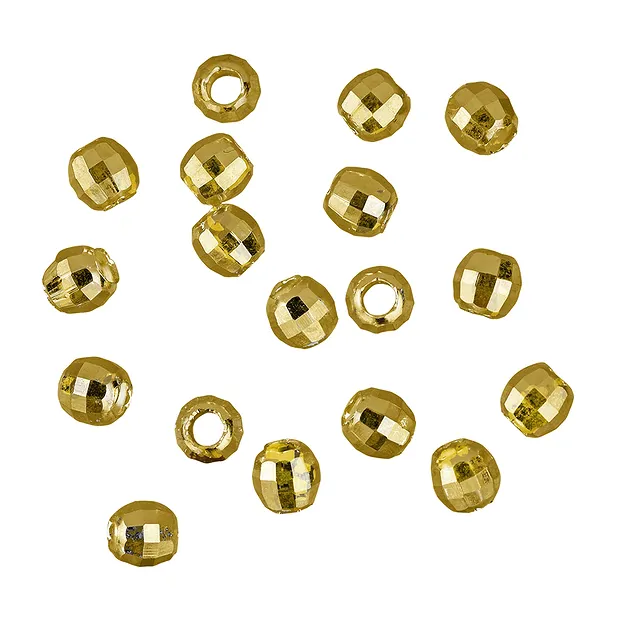 Boule 02,0mm, argent doré, facetté (100 pcs/UC) | Marco Schreier